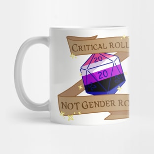 critical rolls not gender roles (genderfluid) Mug